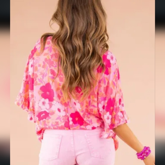 🔥New Plus size floral babydoll top - Picture 6 of 12